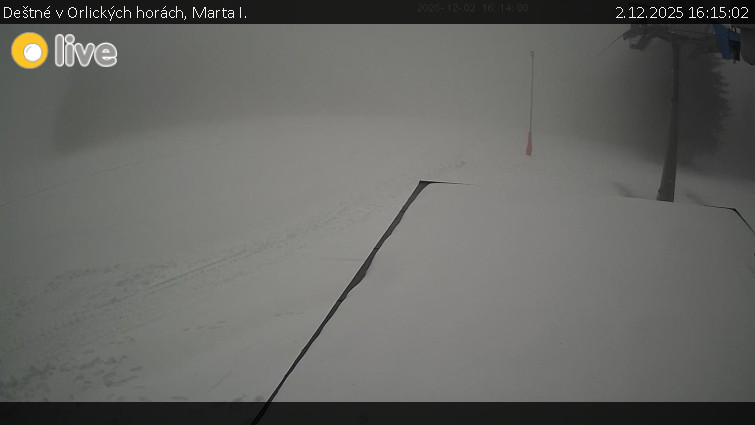 Deštné v Orlických horách - Marta I. - 2.12.2025 v 16:15