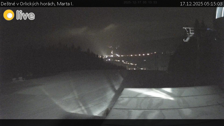 Deštné v Orlických horách - Marta I. - 17.12.2025 v 05:15