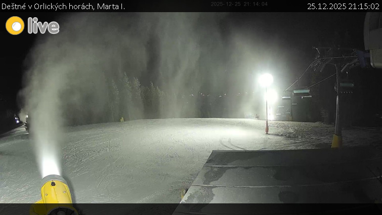Deštné v Orlických horách - Marta I. - 25.12.2025 v 21:15