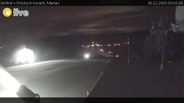 Deštné v Orlických horách - Marta I. - 30.12.2025 v 03:02