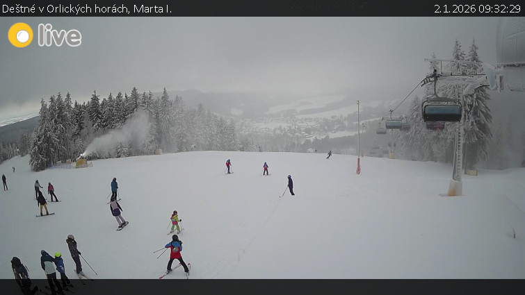 Deštné v Orlických horách - Marta I. - 2.1.2026 v 09:32