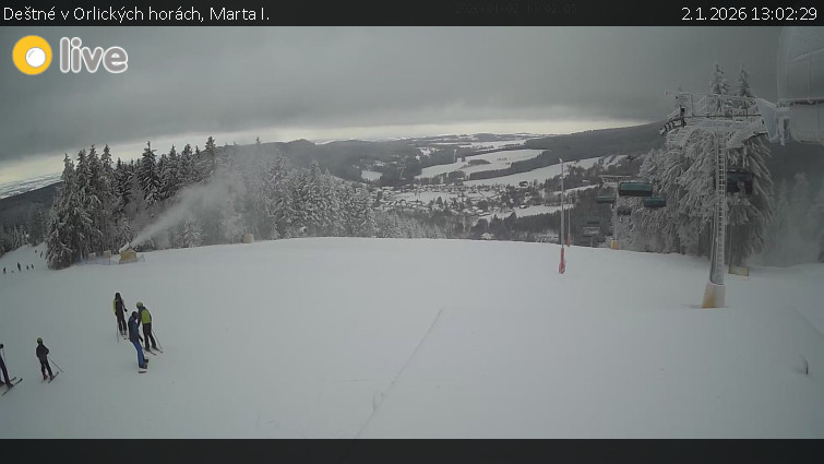 Deštné v Orlických horách - Marta I. - 2.1.2026 v 13:02