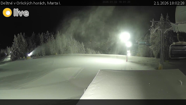 Deštné v Orlických horách - Marta I. - 2.1.2026 v 18:02