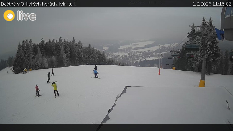 Deštné v Orlických horách - Marta I. - 1.2.2026 v 11:15