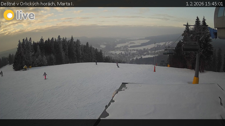 Deštné v Orlických horách - Marta I. - 1.2.2026 v 15:45