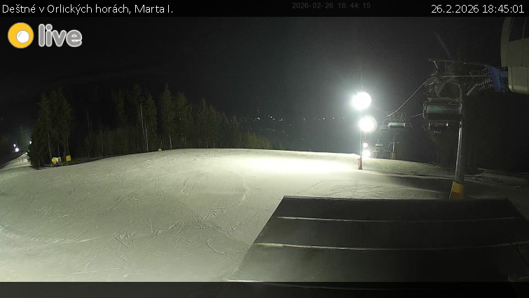 Deštné v Orlických horách - Marta I. - 26.2.2026 v 18:45