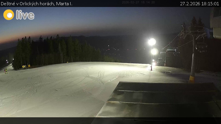 Deštné v Orlických horách - Marta I. - 27.2.2026 v 18:15