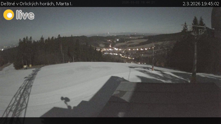 Deštné v Orlických horách - Marta I. - 2.3.2026 v 19:45