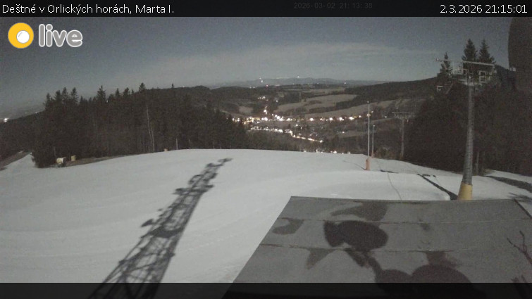 Deštné v Orlických horách - Marta I. - 2.3.2026 v 21:15
