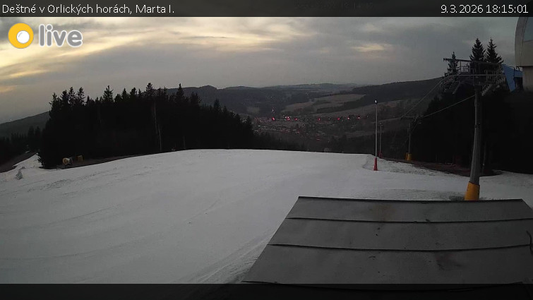 Deštné v Orlických horách - Marta I. - 9.3.2026 v 18:15