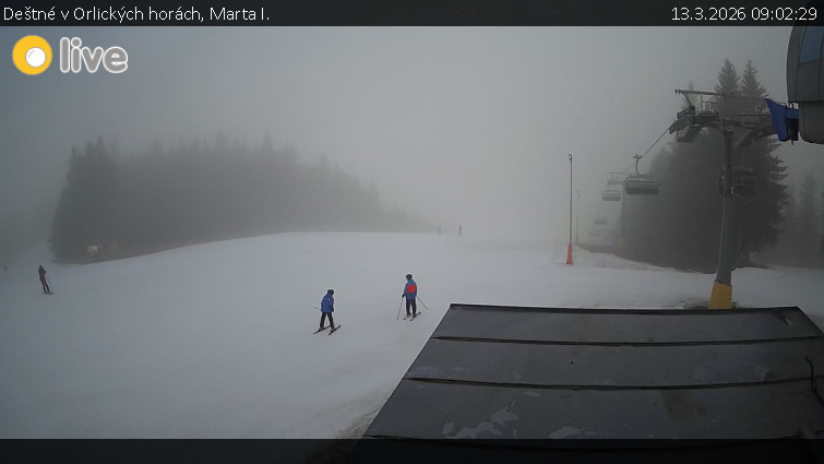Deštné v Orlických horách - Marta I. - 13.3.2026 v 09:02