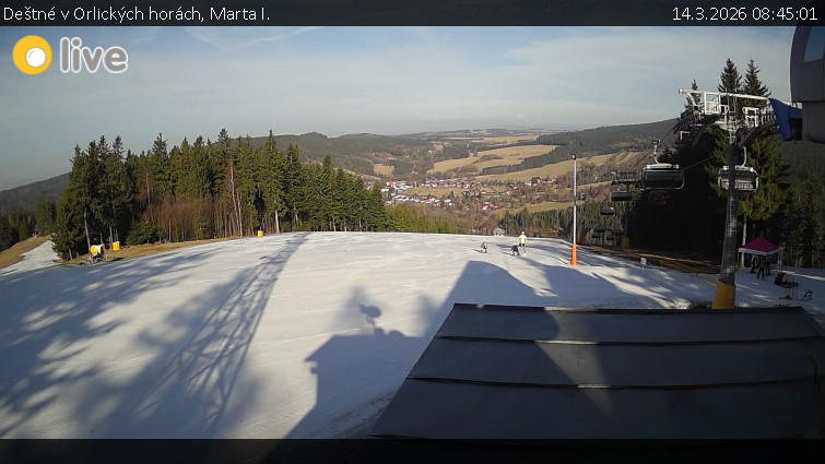 Deštné v Orlických horách - Marta I. - 14.3.2026 v 08:45