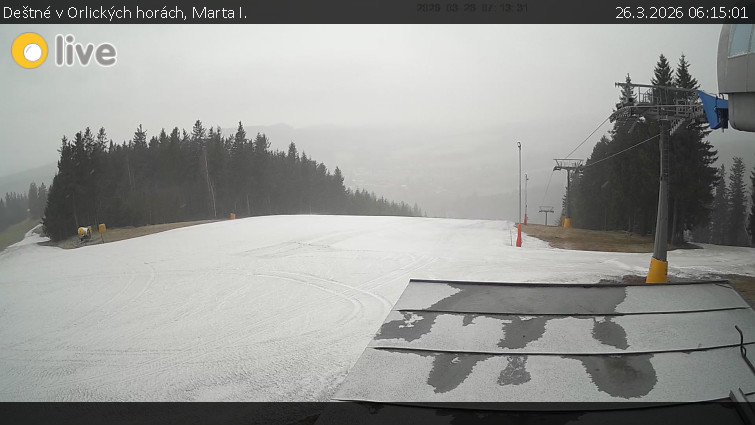 Deštné v Orlických horách - Marta I. - 26.3.2026 v 06:15