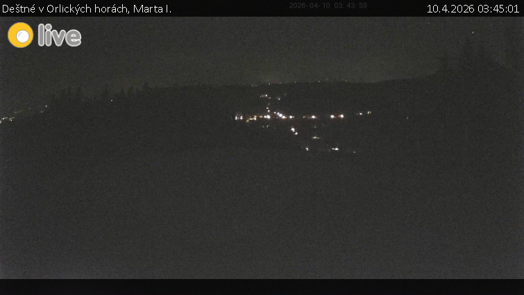 Deštné v Orlických horách - Marta I. - 10.4.2026 v 03:45