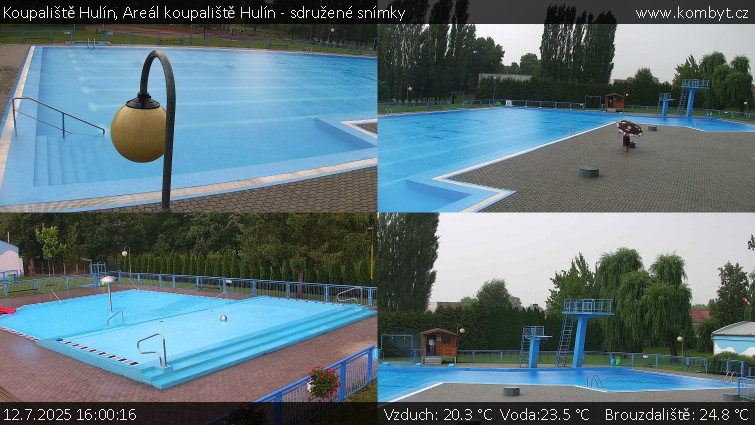 Koupaliště Hulín - Areál koupaliště Hulín - sdružené snímky - 12.7.2025 v 16:00 Koupaliště Hulín - Areál koupaliště Hulín - sdružené snímky - 12.7.2025 v 16:00