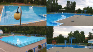 Koupaliště Hulín - Areál koupaliště Hulín - sdružené snímky - 13.7.2025 v 06:30
