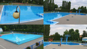Koupaliště Hulín - Areál koupaliště Hulín - sdružené snímky - 13.7.2025 v 07:30