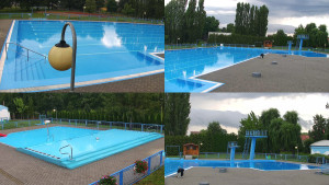 Koupaliště Hulín - Areál koupaliště Hulín - sdružené snímky - 14.7.2025 v 07:30