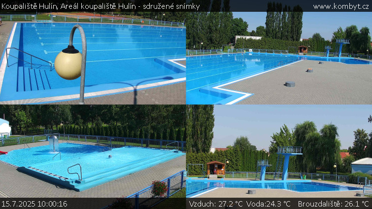 Koupaliště Hulín - Areál koupaliště Hulín - sdružené snímky - 15.7.2025 v 10:00 Koupaliště Hulín - Areál koupaliště Hulín - sdružené snímky - 15.7.2025 v 10:00