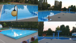Koupaliště Hulín - Areál koupaliště Hulín - sdružené snímky - 15.8.2025 v 06:30