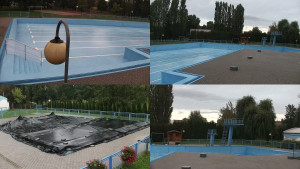 Koupaliště Hulín - Areál koupaliště Hulín - sdružené snímky - 16.9.2025 v 06:30
