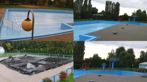 Koupaliště Hulín - Areál koupaliště Hulín - sdružené snímky - 16.9.2025 v 07:30