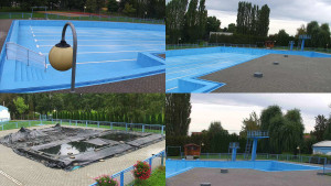 Koupaliště Hulín - Areál koupaliště Hulín - sdružené snímky - 16.9.2025 v 08:30