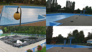 Koupaliště Hulín - Areál koupaliště Hulín - sdružené snímky - 16.9.2025 v 09:30