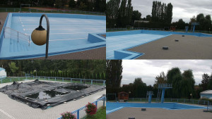 Koupaliště Hulín - Areál koupaliště Hulín - sdružené snímky - 17.9.2025 v 06:30