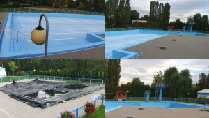 Koupaliště Hulín - Areál koupaliště Hulín - sdružené snímky - 17.9.2025 v 07:30
