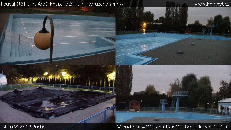 Koupaliště Hulín - Areál koupaliště Hulín - sdružené snímky - 14.10.2025 v 18:30 Koupaliště Hulín - Areál koupaliště Hulín - sdružené snímky - 14.10.2025 v 18:30