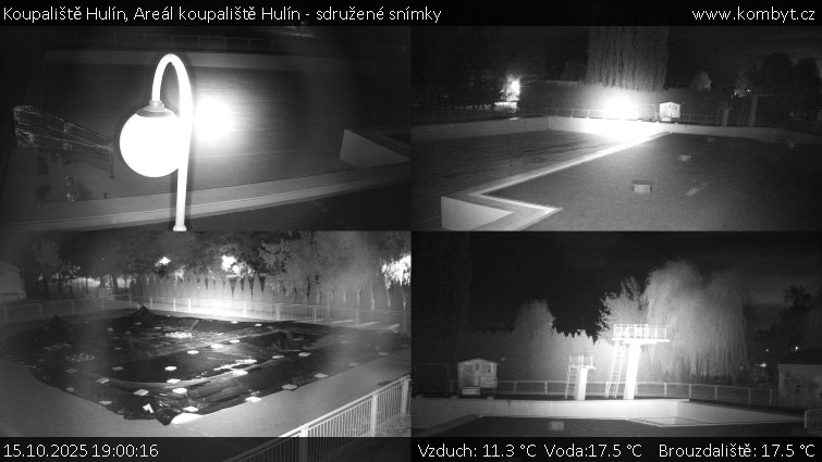 Koupaliště Hulín - Areál koupaliště Hulín - sdružené snímky - 15.10.2025 v 19:00 Koupaliště Hulín - Areál koupaliště Hulín - sdružené snímky - 15.10.2025 v 19:00