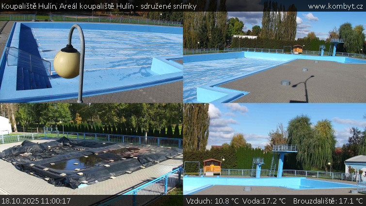 Koupaliště Hulín - Areál koupaliště Hulín - sdružené snímky - 18.10.2025 v 11:00 Koupaliště Hulín - Areál koupaliště Hulín - sdružené snímky - 18.10.2025 v 11:00
