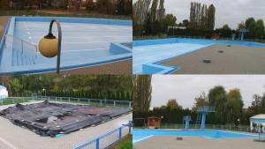 Koupaliště Hulín - Areál koupaliště Hulín - sdružené snímky - 21.10.2025 v 08:30