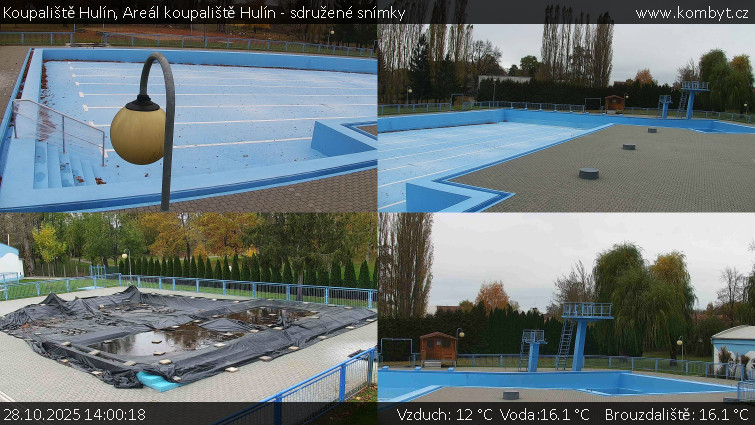 Koupaliště Hulín - Areál koupaliště Hulín - sdružené snímky - 28.10.2025 v 14:00 Koupaliště Hulín - Areál koupaliště Hulín - sdružené snímky - 28.10.2025 v 14:00
