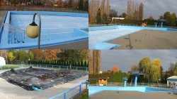 Areál koupaliště Hulín - sdružené snímky