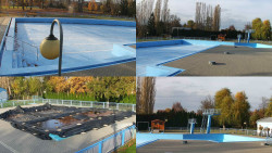 Areál koupaliště Hulín - sdružené snímky