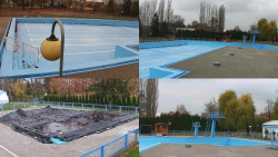 Areál koupaliště Hulín - sdružené snímky