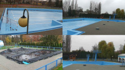 Areál koupaliště Hulín - sdružené snímky