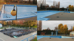 Areál koupaliště Hulín - sdružené snímky