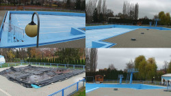 Areál koupaliště Hulín - sdružené snímky