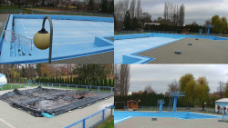 Areál koupaliště Hulín - sdružené snímky