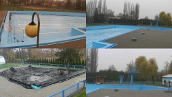 Areál koupaliště Hulín - sdružené snímky