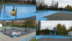 Areál koupaliště Hulín - sdružené snímky