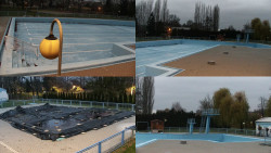 Areál koupaliště Hulín - sdružené snímky