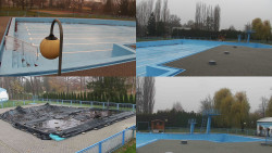 Areál koupaliště Hulín - sdružené snímky