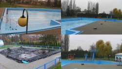 Areál koupaliště Hulín - sdružené snímky