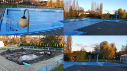 Areál koupaliště Hulín - sdružené snímky