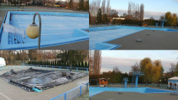 Areál koupaliště Hulín - sdružené snímky