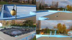 Areál koupaliště Hulín - sdružené snímky